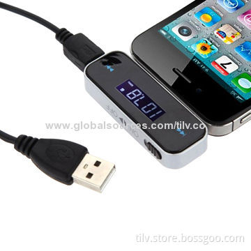 Factory Price New Car FM Radio Audio Transmitter for Samsung/iPhone